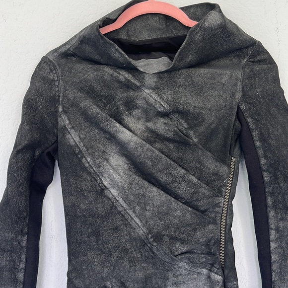 AllSaints Black Suede Luciano Dress US 2 - Picture 6 of 12